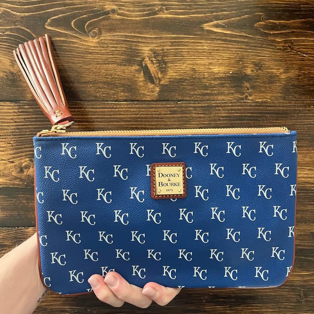 Dooney & Bourke Blue KC Wristlet